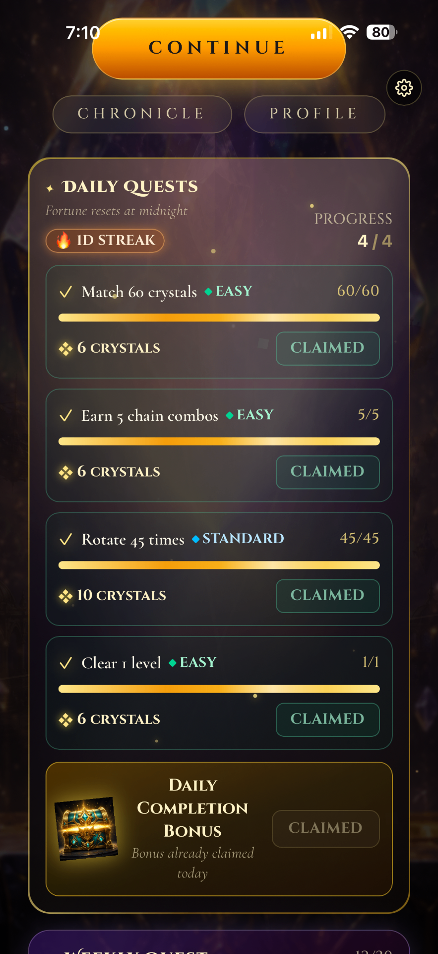 Daily Quests