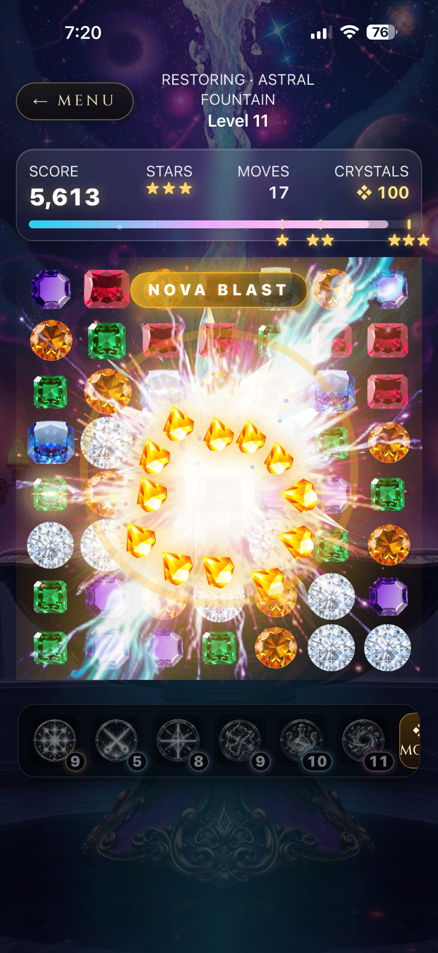 Nova Blast · Astral Fountain
