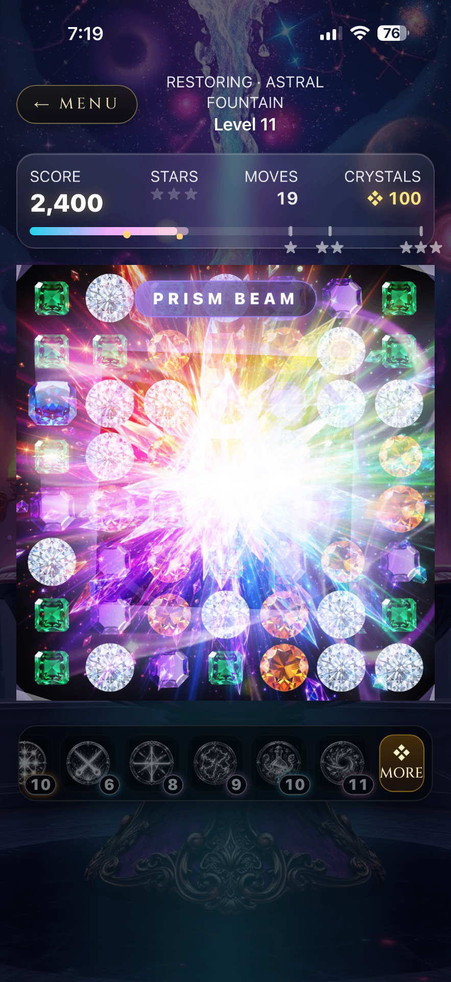 Prism Beam — Fire