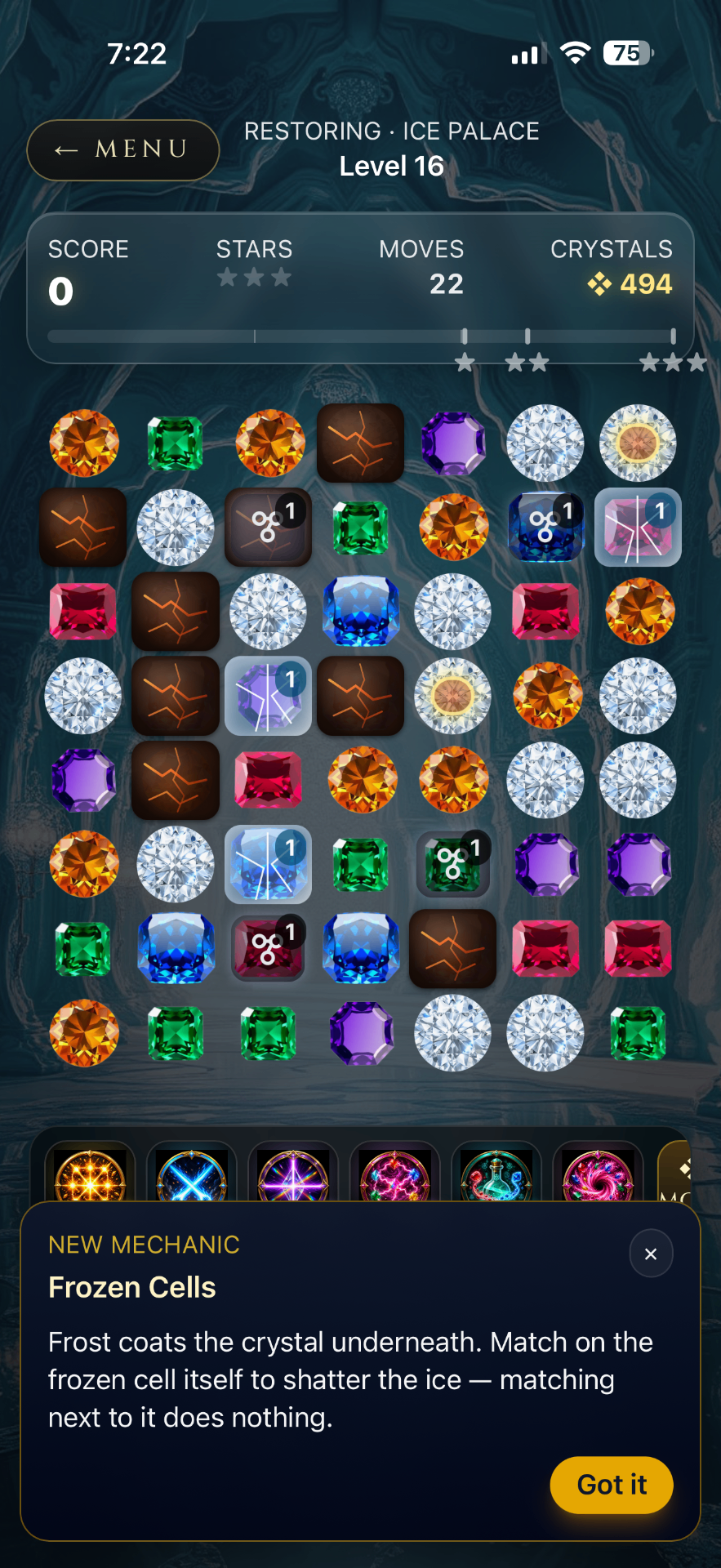 Frozen Cells